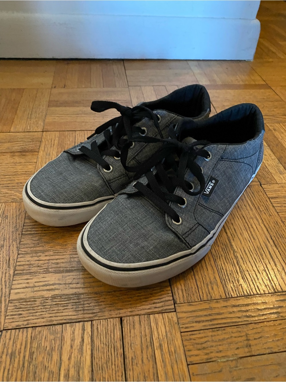 VANS ATWOOD GREY LACE CASUAL LOOK SNEAKERS
